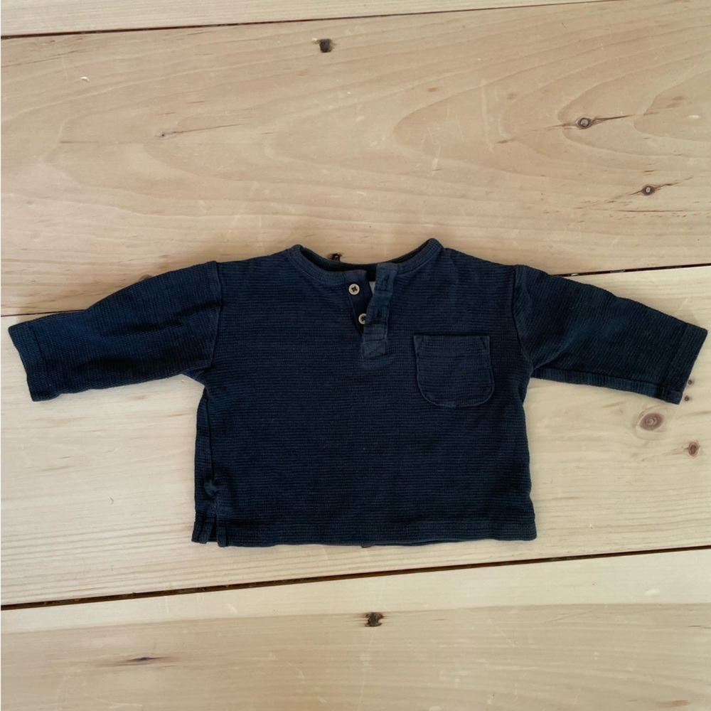Zara Kids Black Long Sleeve Top